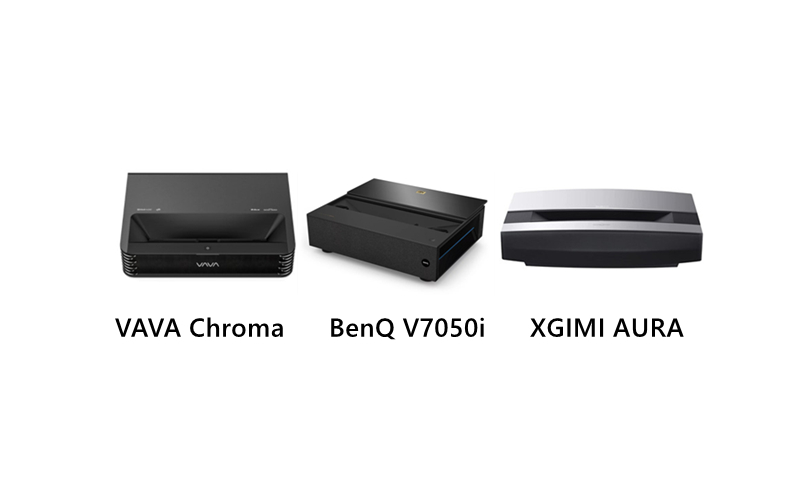 VAVA Chroma vs BenQ V7050i vs XGIMI AURA