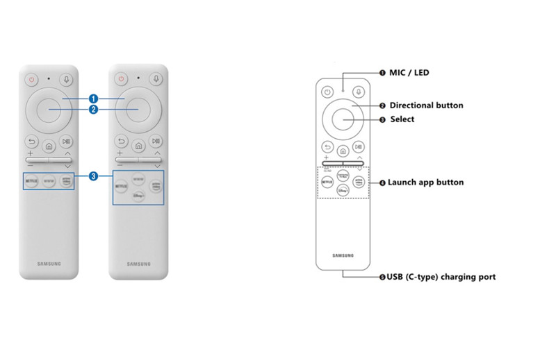 Samsung The Freestyle Projector Remote 