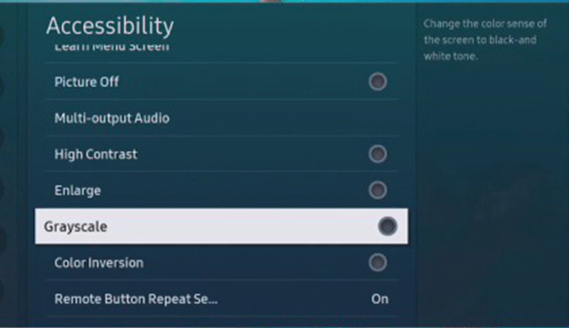 Samsung Freestyle Color Adjustment and Instruction