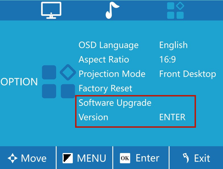 TMY Projector Software Upgrade Guide and Instruction