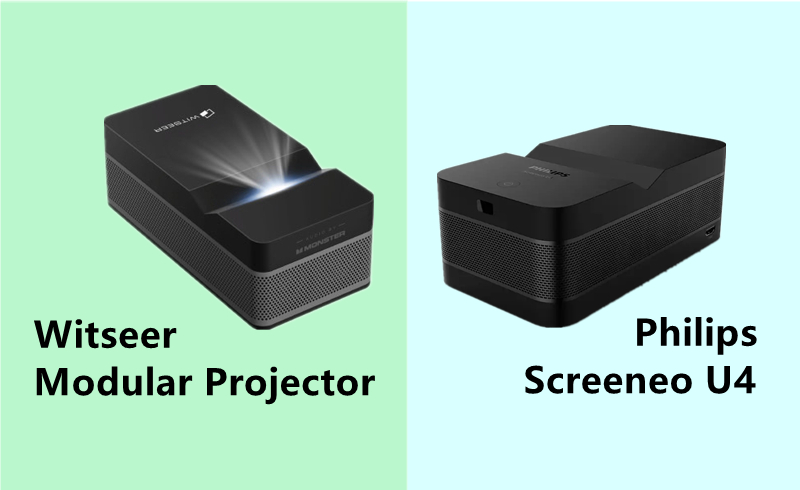 Witseer Modular Projector VS Philips Screeneo U4